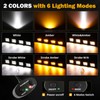 Auxbeam 4 Inch 240W LED Pods, Amber White Fog Light