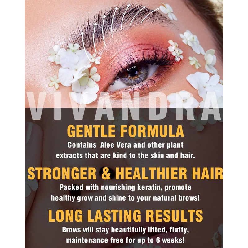 Eyebrow Lifting Set, 5 Pack Brow Lifting Set for Home