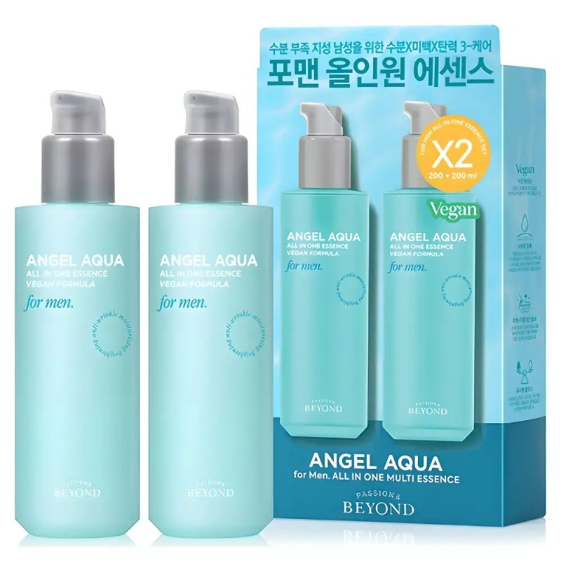 Beyond 비욘드 엔젤 아쿠아 포맨 올인원 에센스 200ml 2개 Beyond