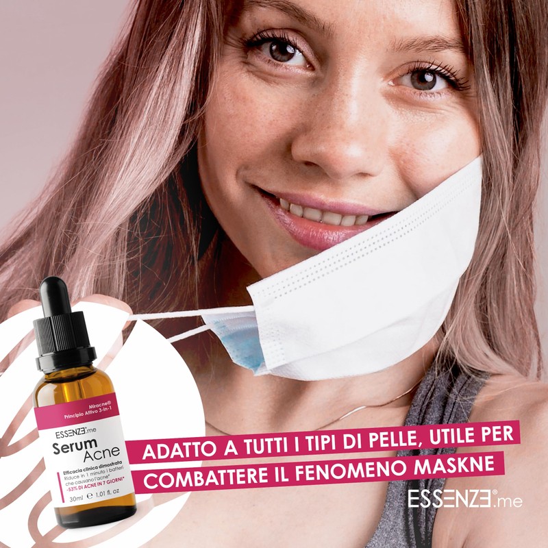 Serum Acne Essenze.me - Trattamento Anti-Acne Veloce, Elimina Brufoli e