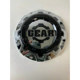 Gear Alloy C-741-1 GEAR-741-1 Chrome and Black Wheel Center Cap