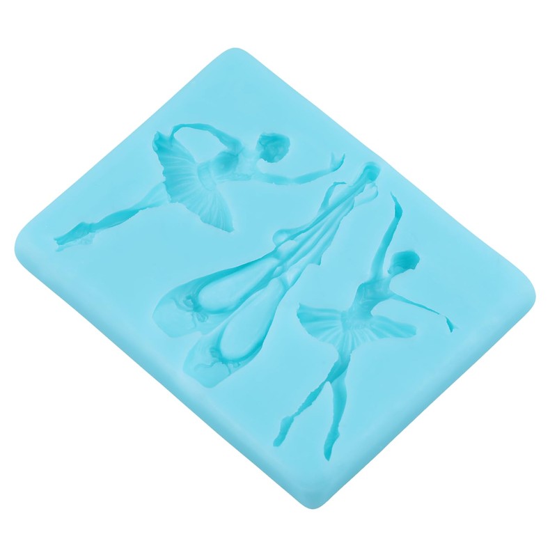 Ballet Dancer Silicone Mold Ballet Shoes Fondant Chocolate Molds