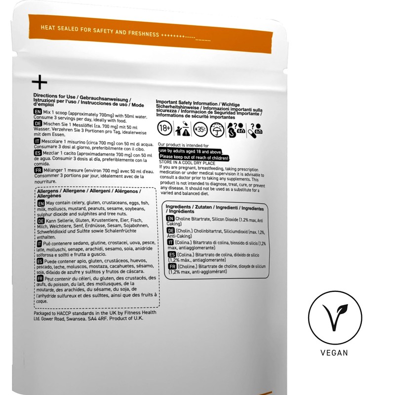 Choline Bitartrate Cognitive Support 100g