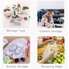 Nylon Mesh Drawstring Bags, 10Pcs Mesh Bags Drawstring Laundry Bags,