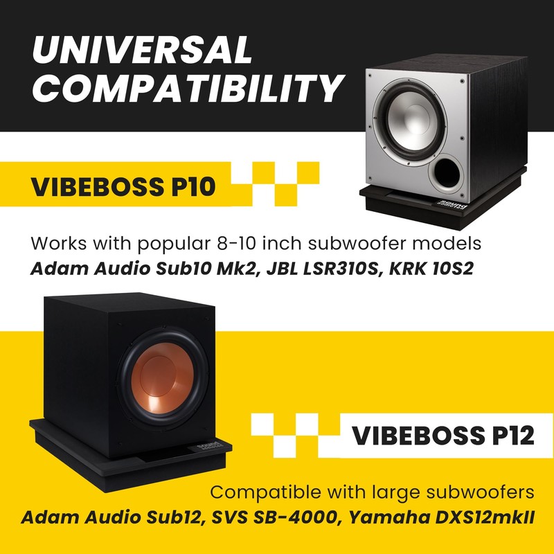 Sound Addicted VibeBoss P10 - Acoustic Isolation Platform Suitable for