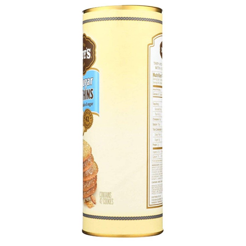Mandy's - Simply Sugar Cookie Thins - 4.6 Ounce. Canister