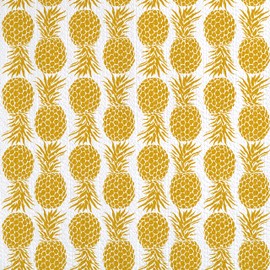 Con-Tact Brand Grip Prints Non-Adhesive Non-Slip Counter Top, Drawer/Shelf Liner, 18" x 4', Gold Pineapple