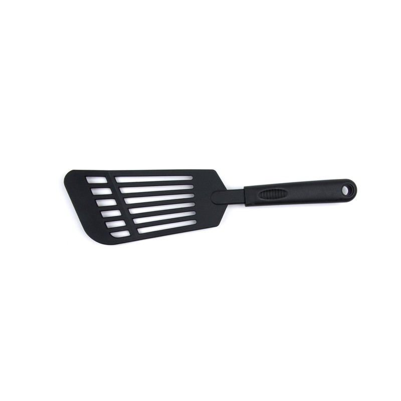 Fox Run Nylon 12-Inch Slotted Turner, Black