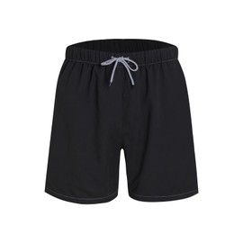 Guliorts Men's Dissolving Swim Trunks Birthday Prank Shorts Funny Gift for Brother Boyfriend Bachelor Beach Party in The Swimming Pool Black M