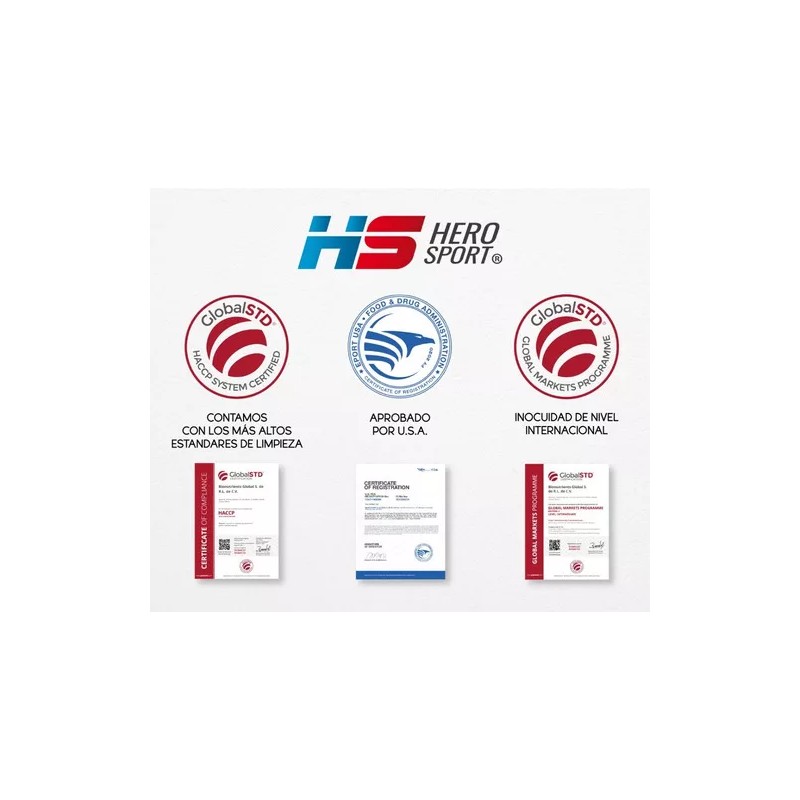 Hero sport L-carnitina 60 Caps Pouch Hero Sport Sabor Sin
