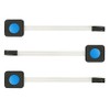 JESSINIE 3Pcs 1x1 1 Key Membrane Switch Blue MG001AA 1-Key