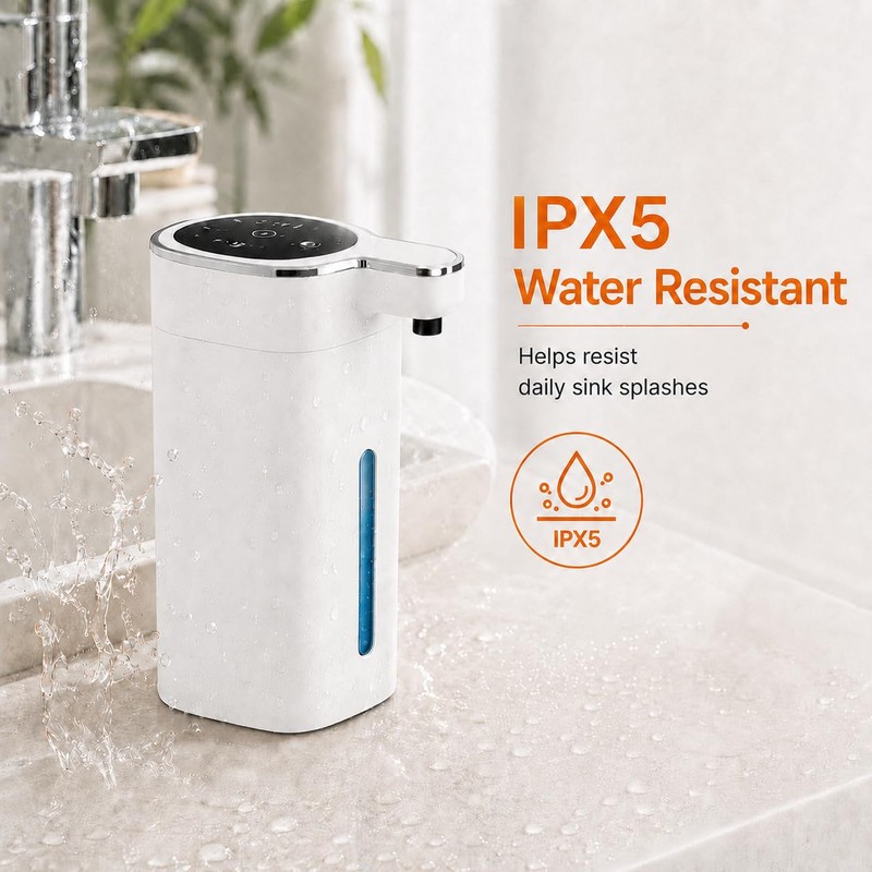Automatic Foaming Soap Dispenser Touchless, USB Rechargeable