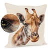 ANRO Cushion Cover Decorative Cushion Sofa Cushion Cover Tapestry Giraffe