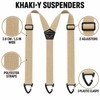Men’s Work Suspenders for Trousers – 1.5-Inch Wide Adjustable Elastic