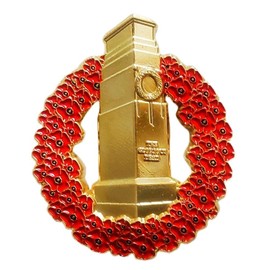 Remembrance Poppy Pin and Badge Brooch Cenotaph Lest We Forget Decorations Gifts Memorabilia