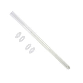 HQUA-OWS-12Q Quartz Sleeve for OWS 12GPM Water Purifier, 4 O-Rings Included.