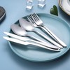 Portable Utensils,Travel Camping Cutlery Set, Portable Stainless Steel Flatware Set,Travel
