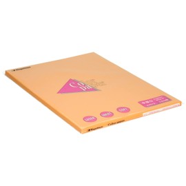 Nagatoya Shoten Color Paper Na-3218 A4 Medium Thickness, 100 Sheets Orange