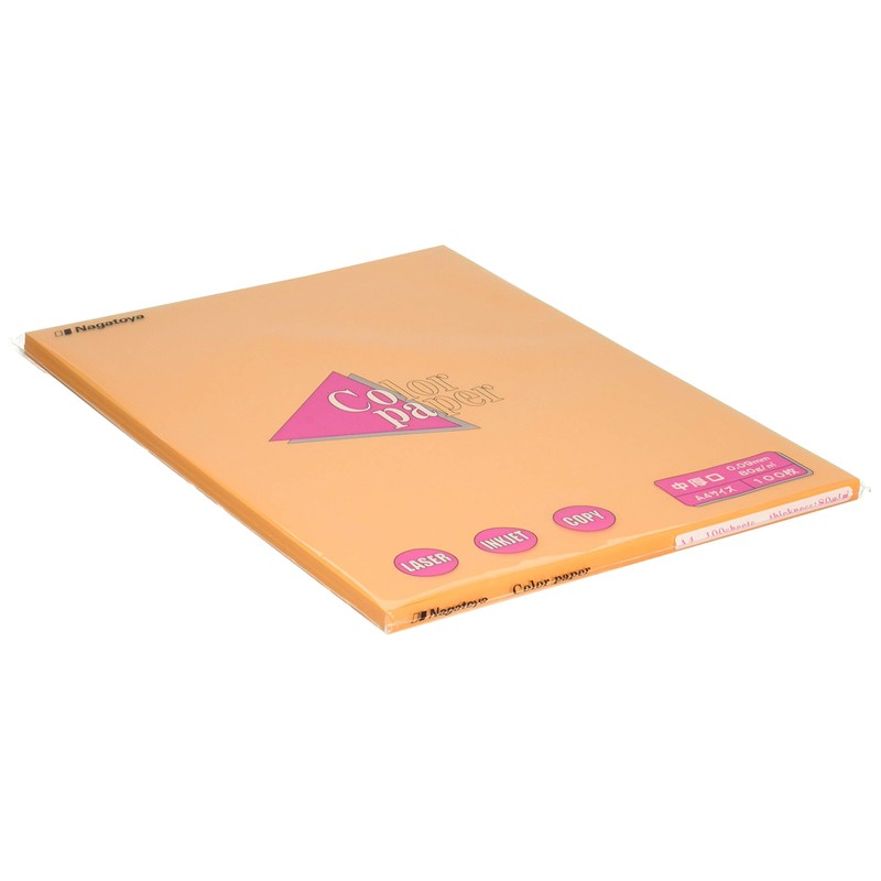 Nagatoya Shoten Color Paper Na-3218 A4 Medium Thickness, 100 Sheets