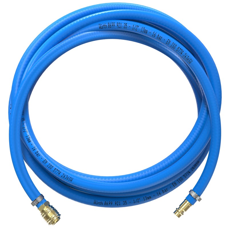 AUPROTEC Würth Safety Compressed Air Hose Set, PVC Hose +