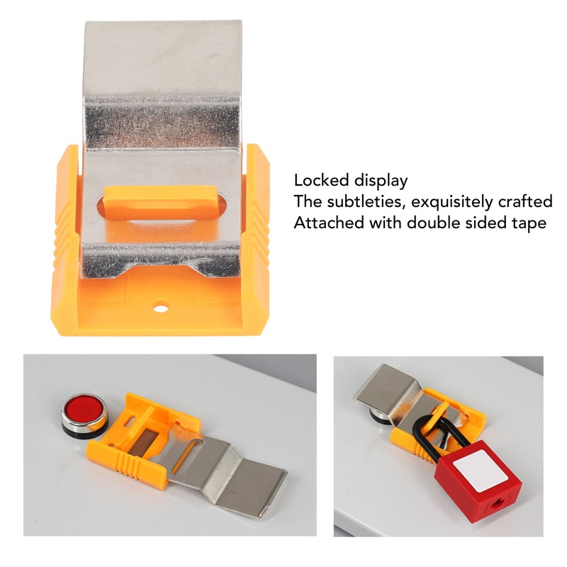 4Pcs Industrial Electric Lock Switch Steel Multipurpose Lockout Device for