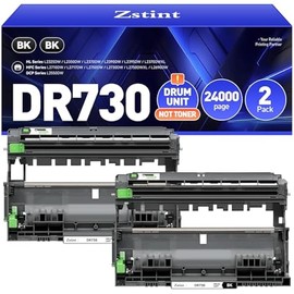DR730 Drum Unit (Not Toner) 2-Pack Replacement for Brother DR-730 Imaging Drum Compatible MFC-L2710DW MFC-L2750DW HL-L2350DW HL-L2370DW HL-L2395DW HL-L2390DW DCP-L2550DW MFC-L2690DW HL-L2325DW Printer
