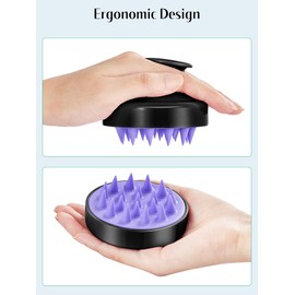 HEETA 2-Pack Scalp Massager Hair Growth Scrubber for Dandruff Removal