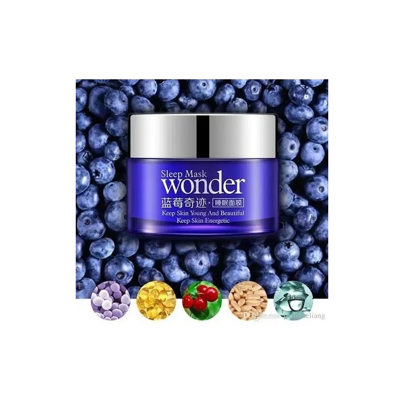 Crema Facial Blueberry Bioaqua Antiarrugas Hidratacion Full