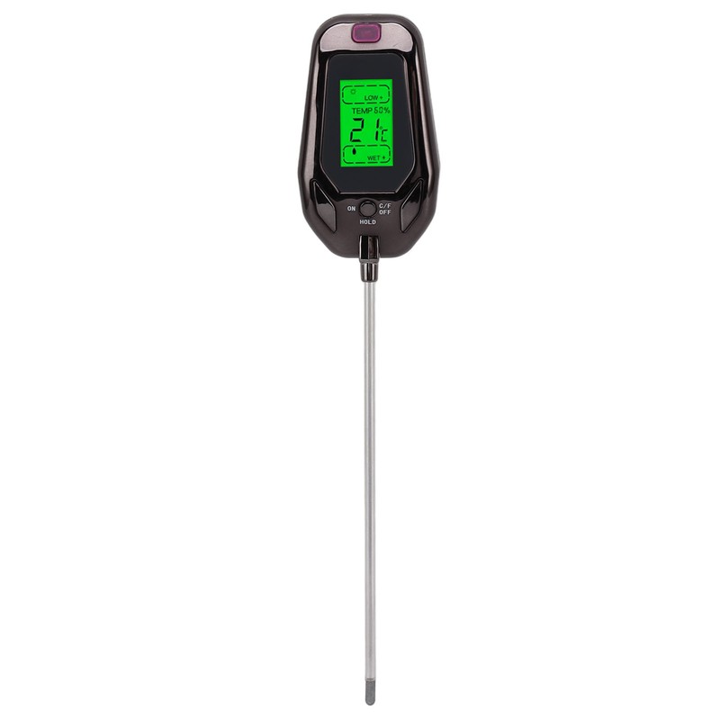 Soil Tester Moisture Light PH Temperature Humidity 5 in 1