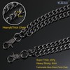 WERFORU Men Women Heavy Duty Wallet Chain Hip Hop Punk
