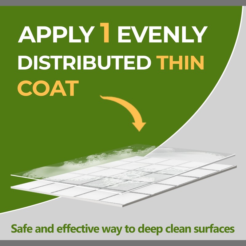CoverTec Crystal Clean Tile Grout, Hard Surface Powerful Mold, Mildew,