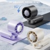 Portable Handheld Turbo Fan 5 Speeds Adjustable Rechargeable 4000mAh Cooling