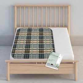 RIQINXIN Quilted Waterproof Incontinence Bed Pads Washable Incontinence Mattress Protector Pads for Adults Senior 32x36In 1pcs Plaid