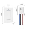 QIACHIP Mini Receiver Kit, 100ft RF Range,AC 110V 120V Wireless