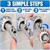1/2-Inch & 3/4-Inch Broken Pipe Thread Extractor with Adjustable Dual
