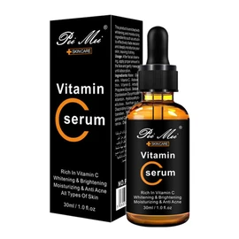 Vitamin C Serum - 20% VC Face Serum With Hyaluronic Acid - Natural & Organic Anti Wrinkle Anti Aging Facial Serum-1oz