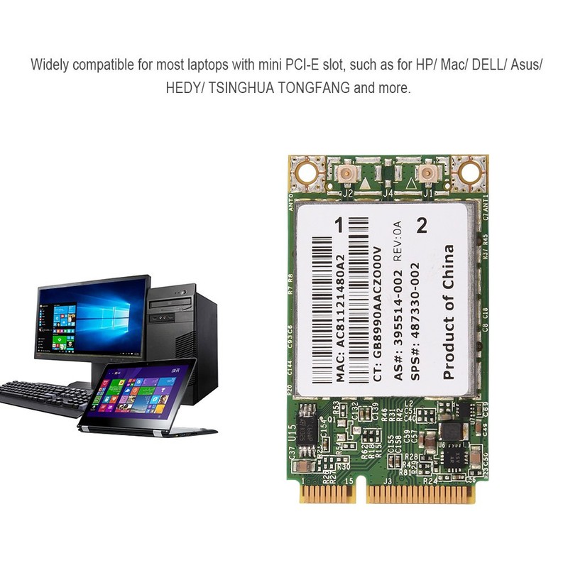 Wireless PCI-E WiFi Network Card, Professional Premium 2.4G + 5G