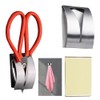 TorSor 3 Pack Kitchen Shears Holder Wall Mount Adhesive Kitchen