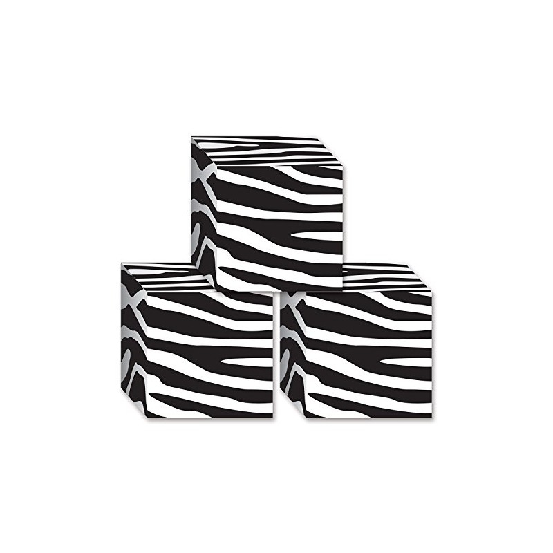 Beistle Zebra Print Favor Boxes