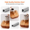 SITLDY Heavy Duty T50 Stainless Steel Staples 1000-Count 3 Sizes