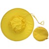 Foldable Rain Hat, Unisex, 15 inch Diameter Brim, Yellow