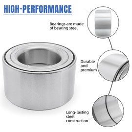 GOLKNHA 2pcs Front/Rear Wheel Bearing Kit & Circlip Compatible with Can-Am Maverick X3 MAX Turbo R RR 2017-2023 OEM# 293350151 293350129 293350109