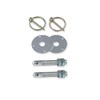 Longacre 52-23600 Steel Hood Pin Kit, 3/8-24 Thread, Set