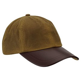 Romneys Wax Cap, Made of 100% Waxed Cotton, Wind and Waterproof, Colour: Beige, One Size