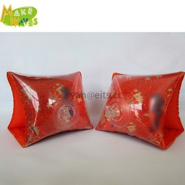 Kids Inflatable PVC Swimming Arm Float Sleeve 18 Free Size/Orange Red Goldfish 10ea