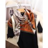 MEISEE 100% Pure Mulberry Silk Scarf 43”*43” Large Square Lightweight