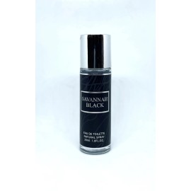 Royal Fragrance Savannah Black by Royal Fragrance 1.0 Fl oz EDT Travel Spray for Men
