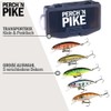 Wobblers Set of 5 for Trout & Bass, 5.5 cm,
