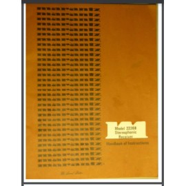 Marantz Model 2226B Stereophonic Receiver Owner Manual 17 pages comb bound