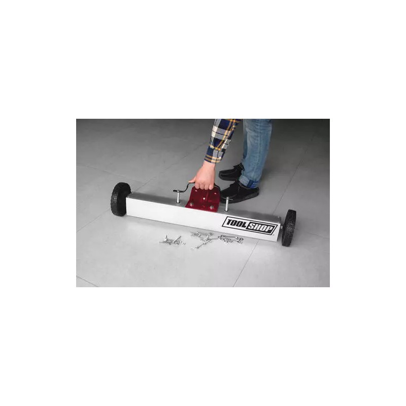 Tool Shop 30" Magnetic Sweeper Metal Rolling Wheel 50 Lb